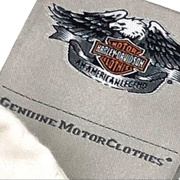 HARLEY DAVIDSON women's 3/4 sleeves button up white shirt SIZE XL - EXTRA LRG - Picture 5 of 13